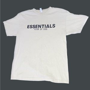 Essentials Fear of God T-Shirt - Tan (Stamped)